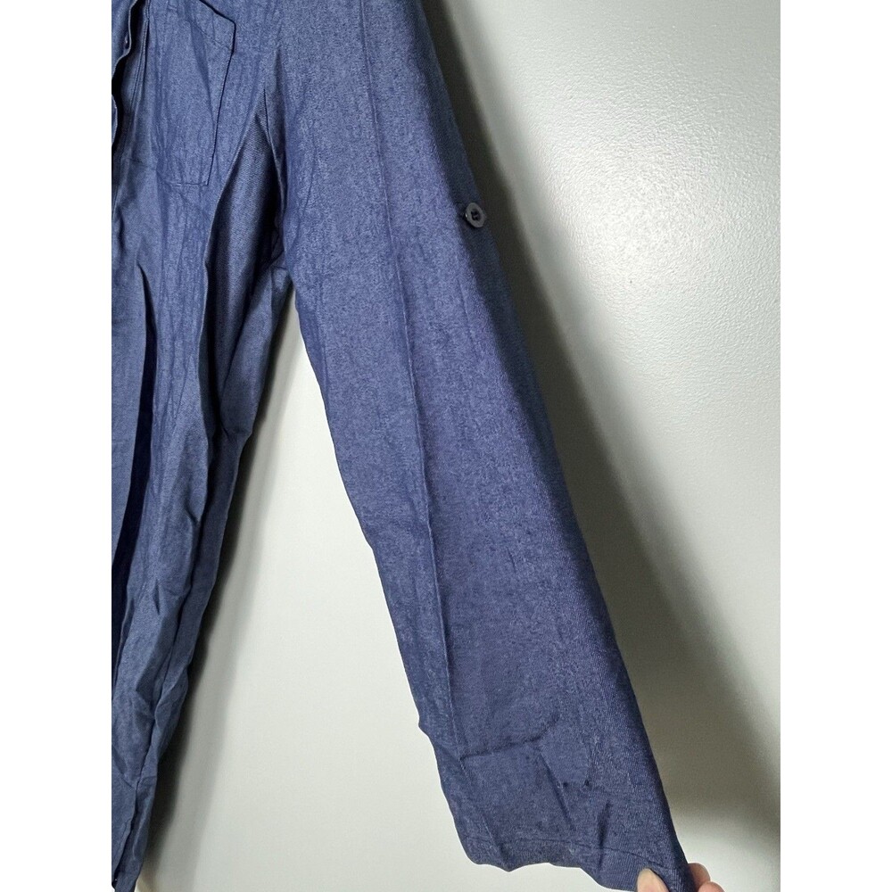 NWT Vonda‎ Women’s Size XL Maxi Dress Denim Blue Boho Beach Party - Picture 5 of 14